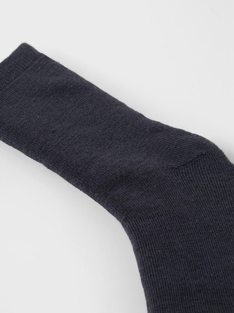 Name It - Ullsokker Waksi Blue Graphite - Guttelus.no