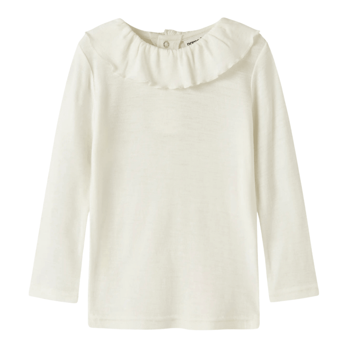 Name It - Ulltrøye med Krage Wang Rib Snow White - Guttelus.no