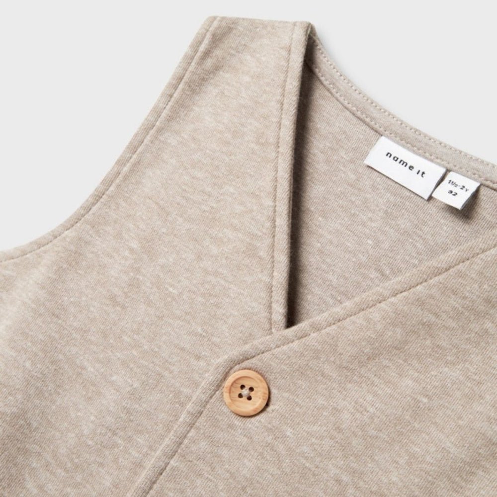 Name It - Vest Follow Pure Cashmere Melange - Guttelus