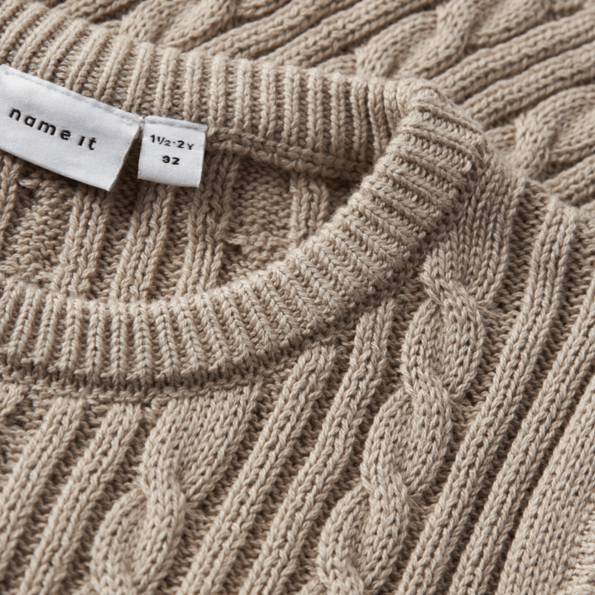 Name It - Vest Roman Beige - Guttelus.no