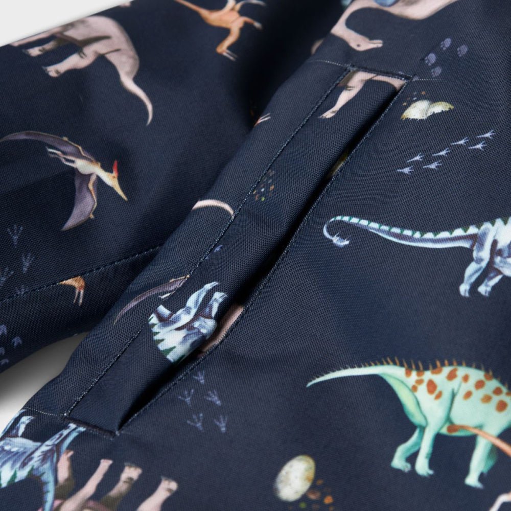 Name It - Vinterdress Snow10 Dark Sapphire Dinosaur - Guttelus.no