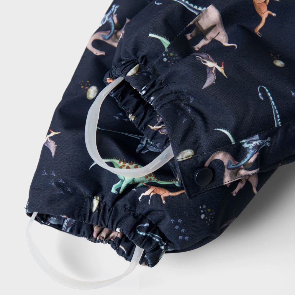 Name It - Vinterdress Snow10 Dark Sapphire Dinosaur - Guttelus.no