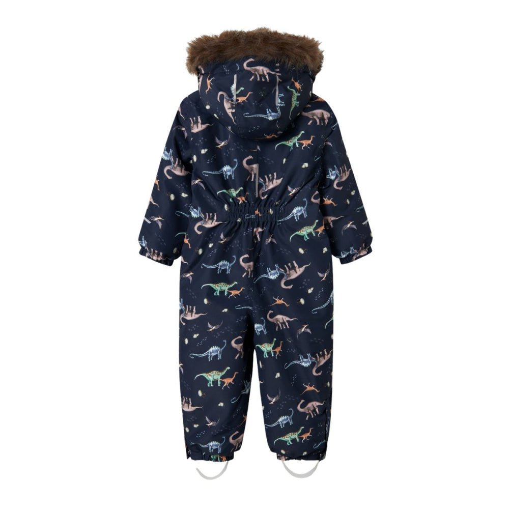 Name It - Vinterdress Snow10 Dark Sapphire Dinosaur - Guttelus.no