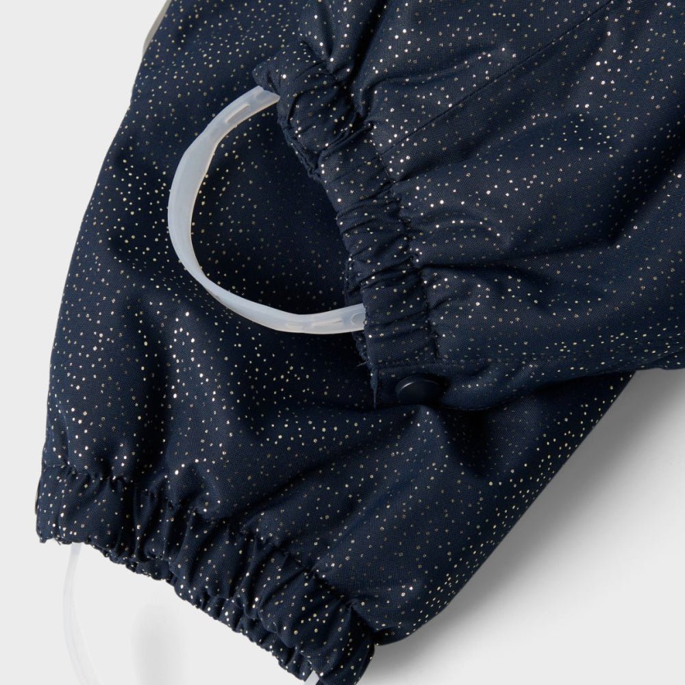 Name It - Vinterdress Snow10 Dark Sapphire Glitter - Guttelus.no