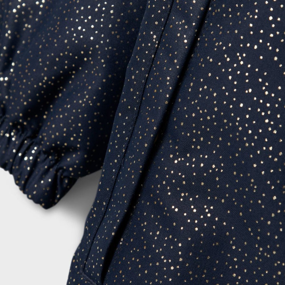 Name It - Vinterdress Snow10 Dark Sapphire Glitter - Guttelus.no