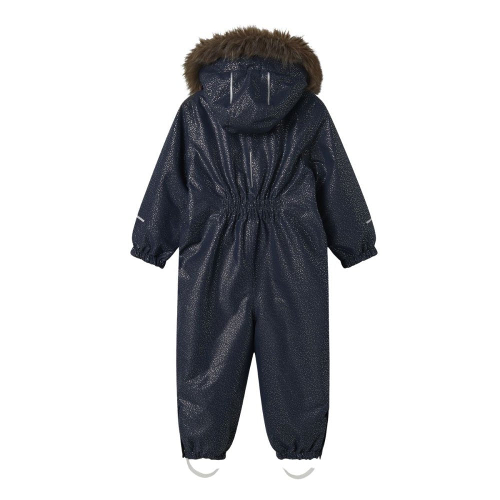 Name It - Vinterdress Snow10 Dark Sapphire Glitter - Guttelus.no