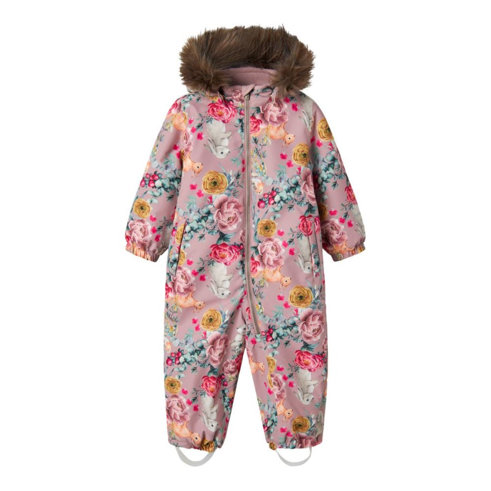 Name It - Vinterdress Snow10 Flower Rabbit - Guttelus.no