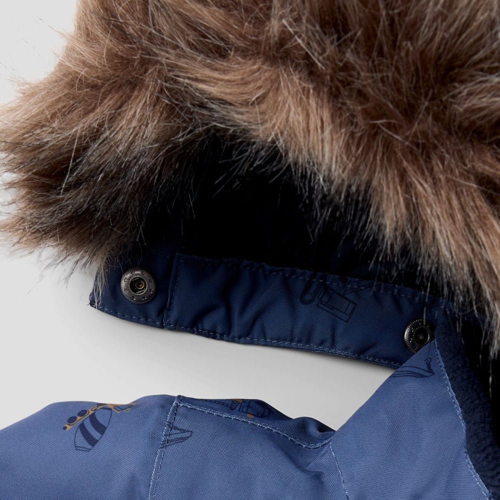 Name It - Vinterdress Snow10 Vintage Indigo Work - Guttelus.no