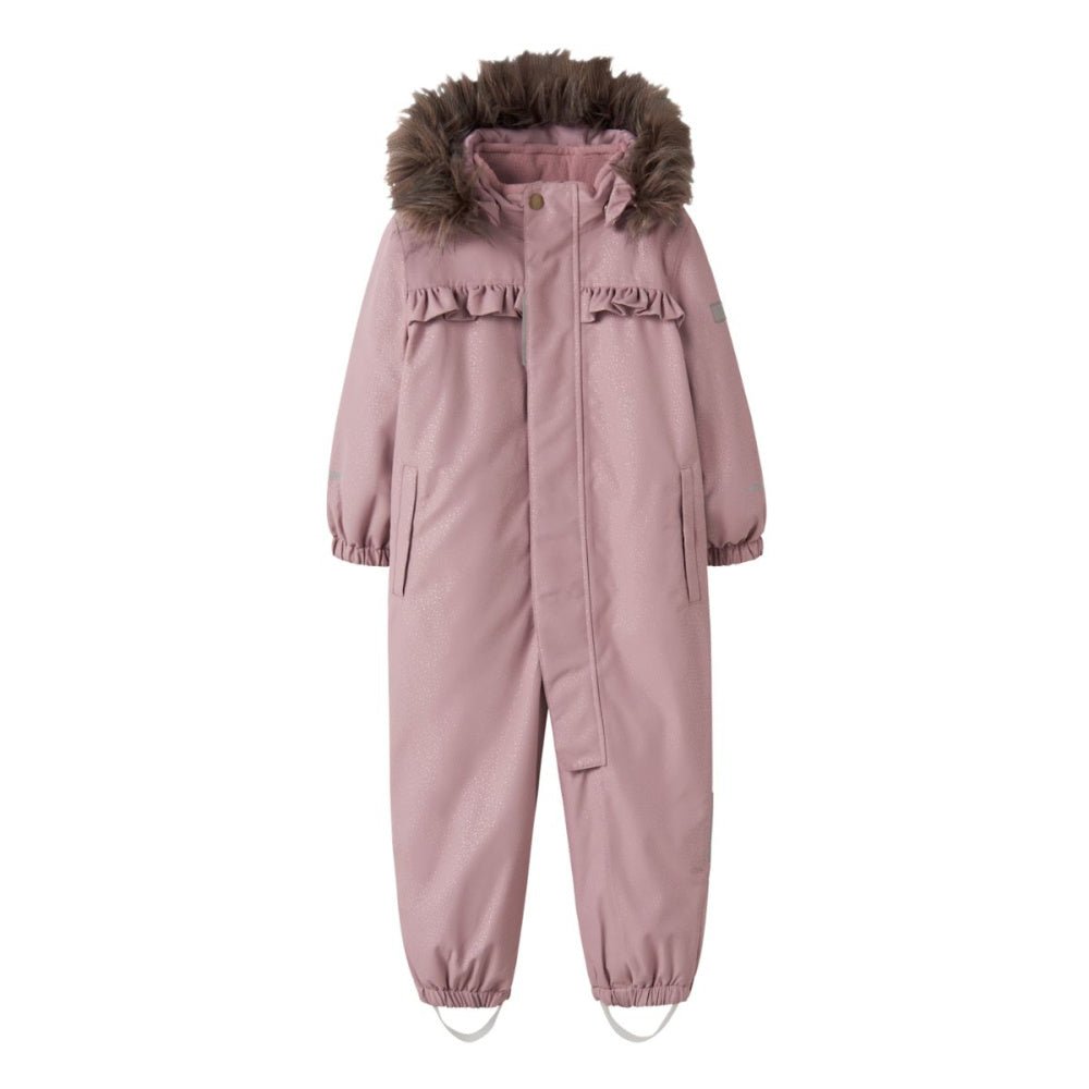 Name It - Vinterdress Snow10 Woodrose Glitter - Guttelus.no