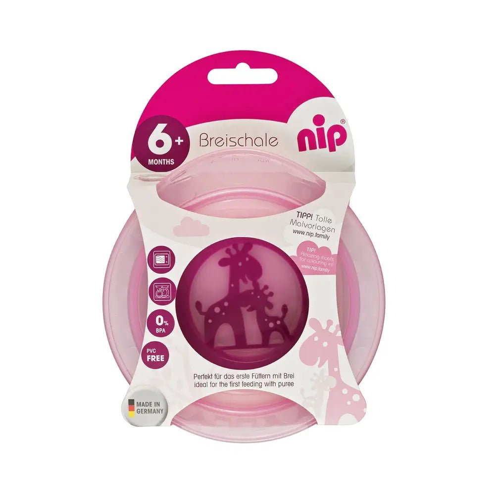 Nip- Grøtskål Rosa - Guttelus.no
