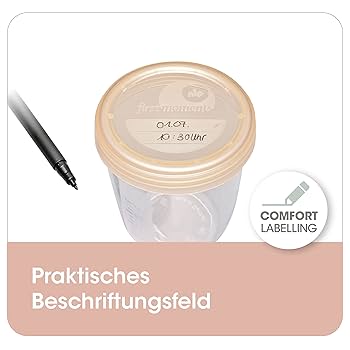 Nip - Oppbevaringsbeger for morsmelk 4-pk - Guttelus.no