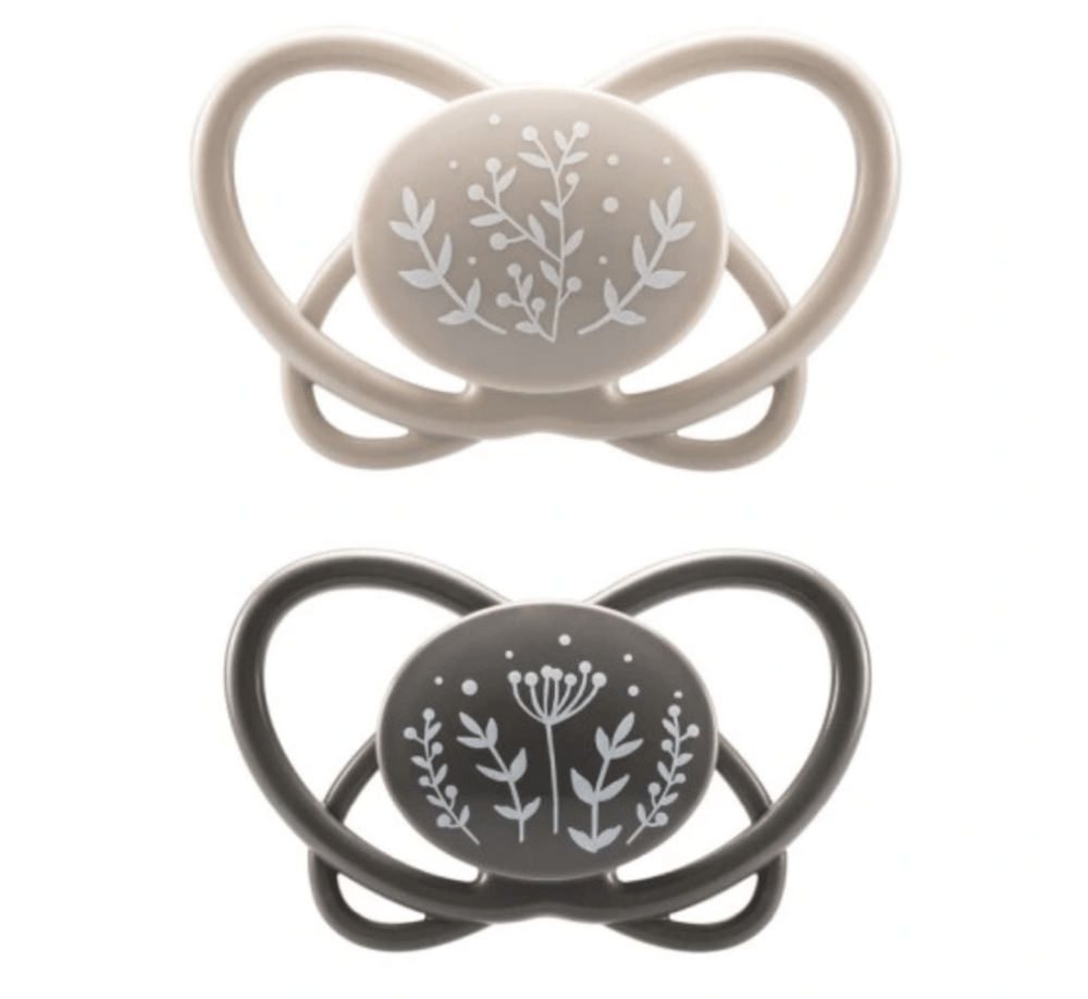 Nip- Smokker 2pk 0-6 mnd "My butterfly" Grå Beige - Guttelus.no