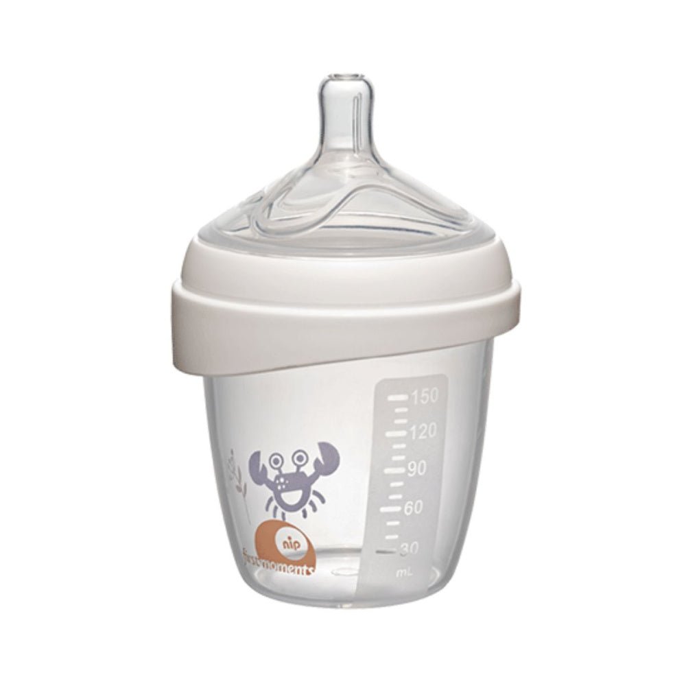 Nip- Tåteflaske First Moments 150 ml - Guttelus.no
