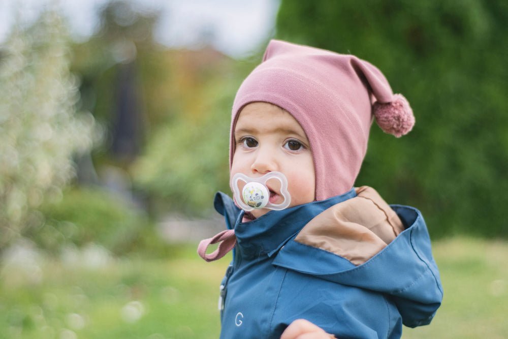 Nordic Kids - Overgangslue Bomull Rosa - Guttelus.no