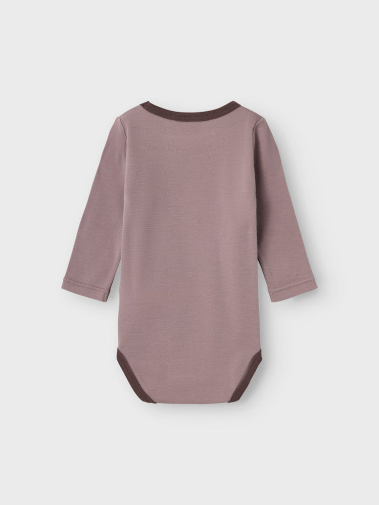 Name It - Body Baby i Ull Willow Purple Dove