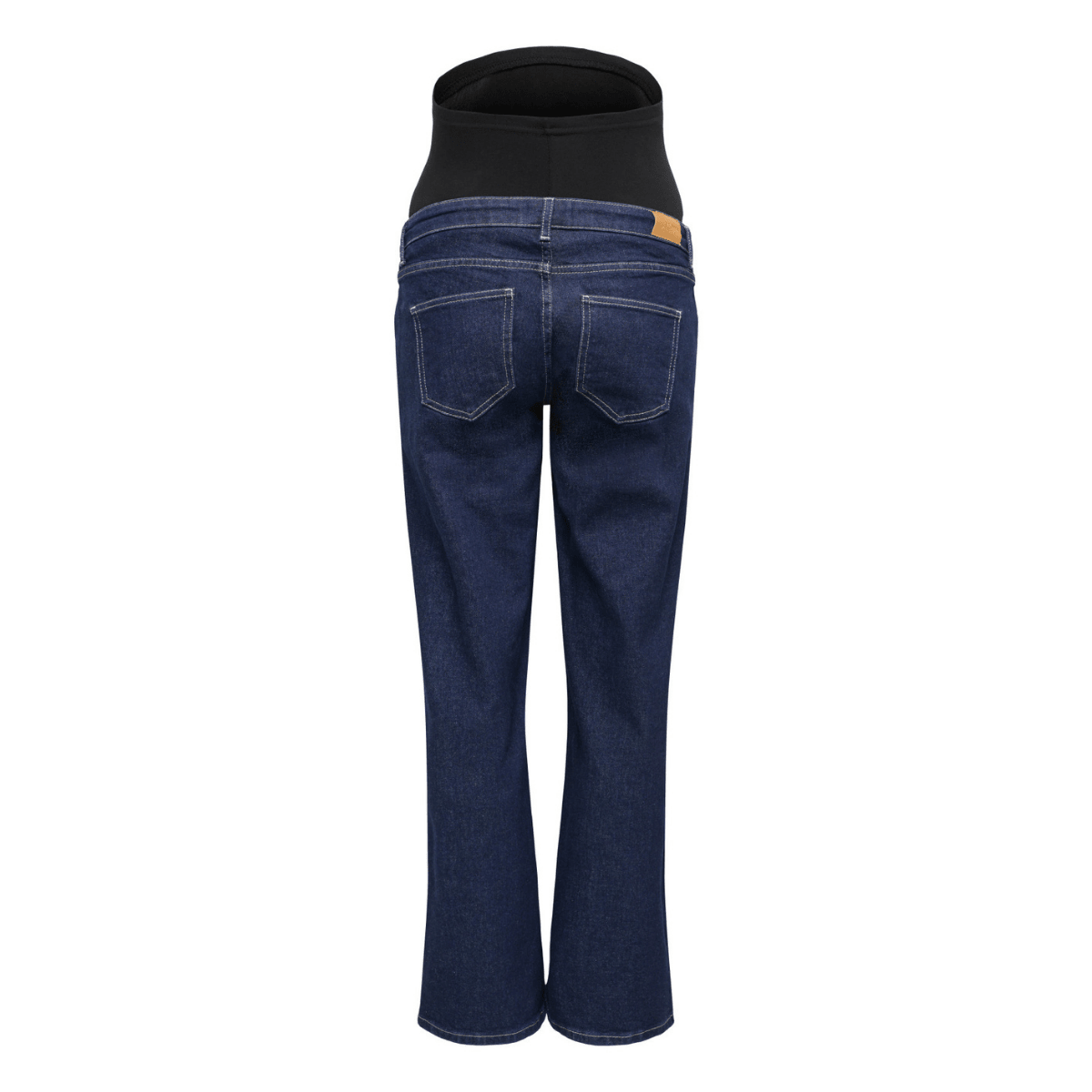 ONLY Maternity - Jeans Juicy Wide Leg Dark Blue Denim Rinse - Guttelus.no