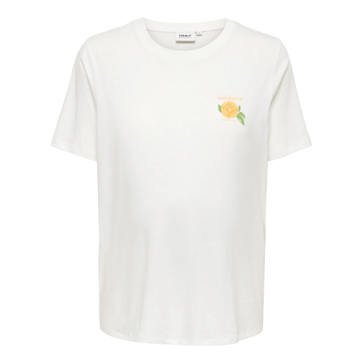 ONLY Maternity - T-skjorte Milla Cloud Dancer Lemonade - Guttelus.no