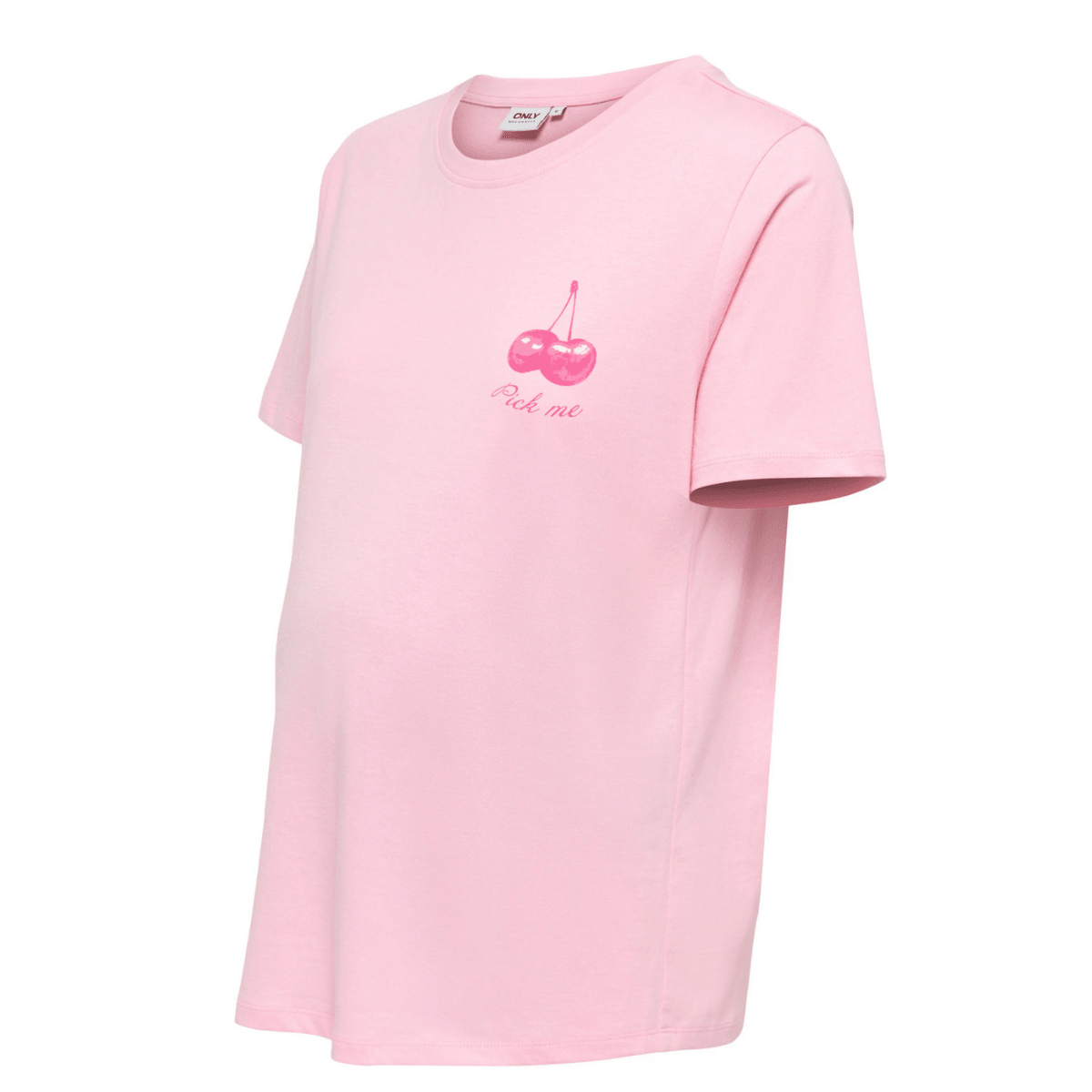 ONLY Maternity - T-skjorte Milla Romance Rose Cherries - Guttelus.no