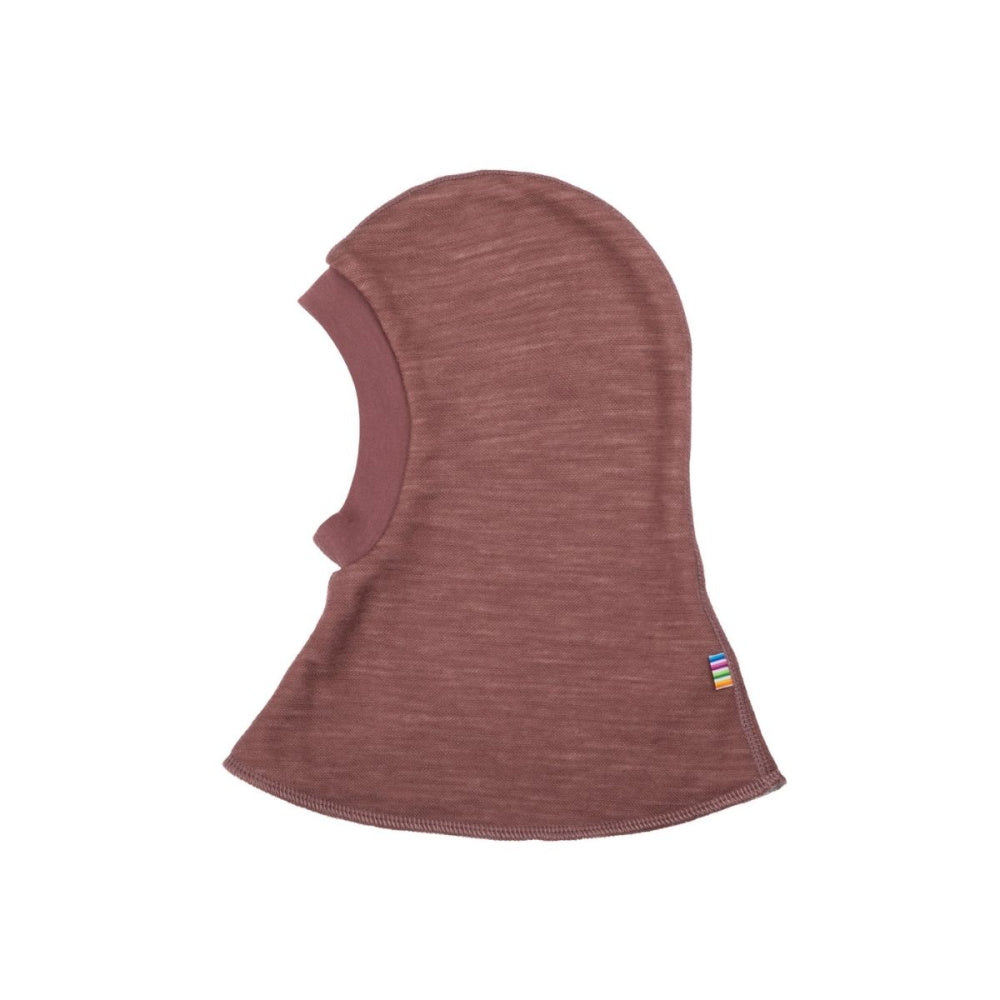 Joha - Balaclava i Ull og Bambus Mørk Rose