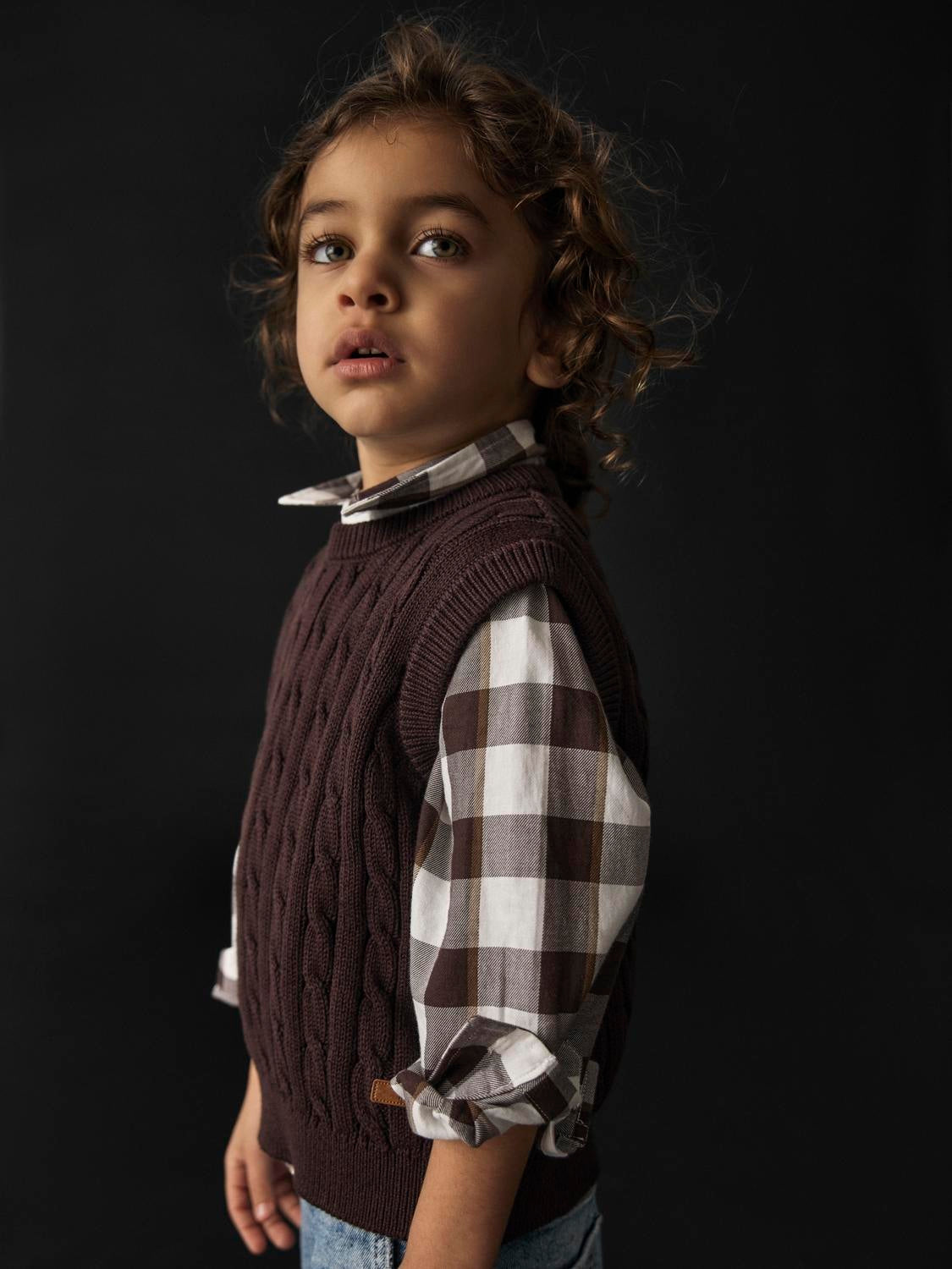 Name It - Vest Raffat Chocolate Plum