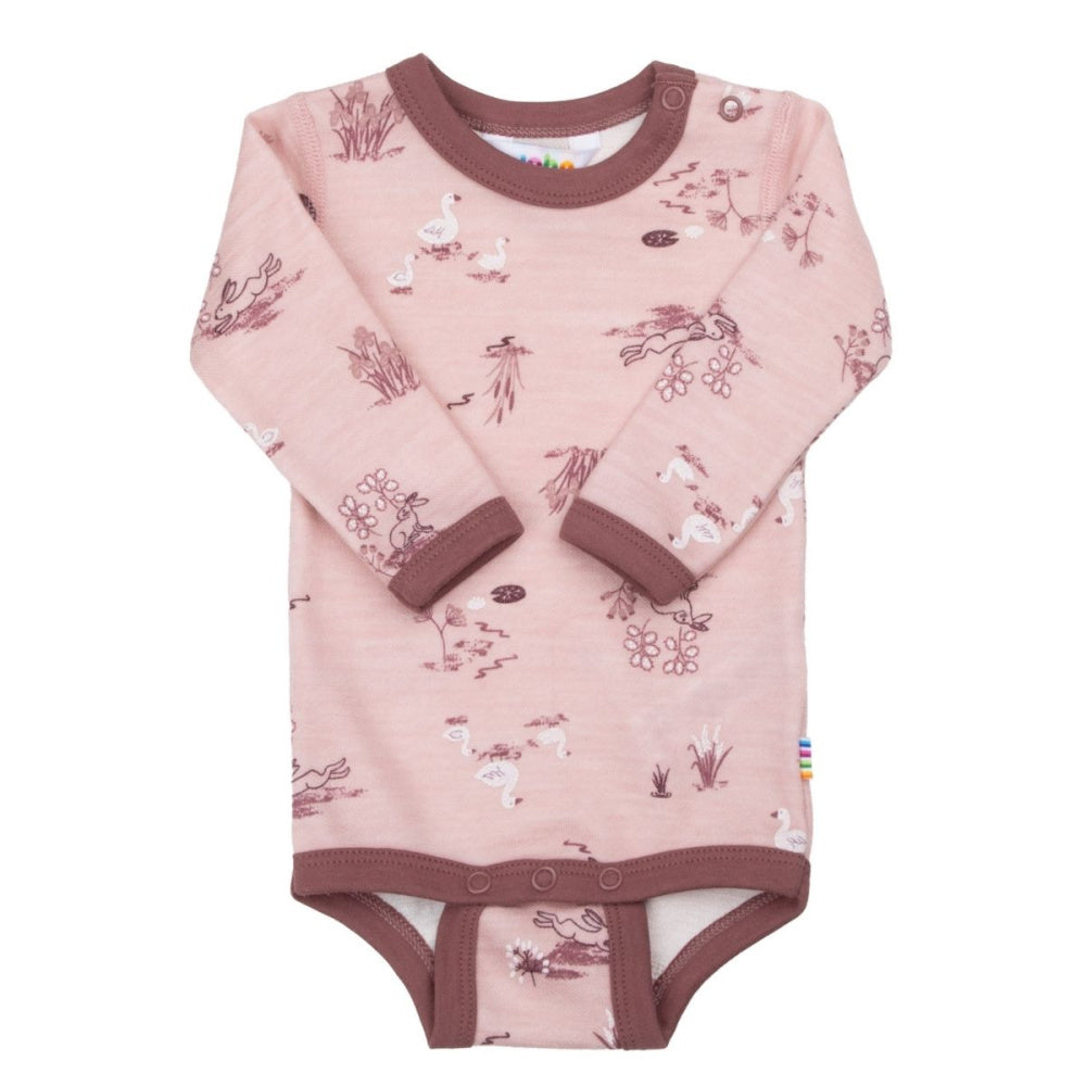 Joha - Body Ull og Bambus Gås Rosa