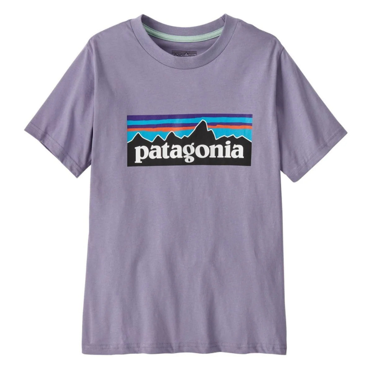 Patagonia - Kids P-6 Logo T-Shirt Concrete Purple
