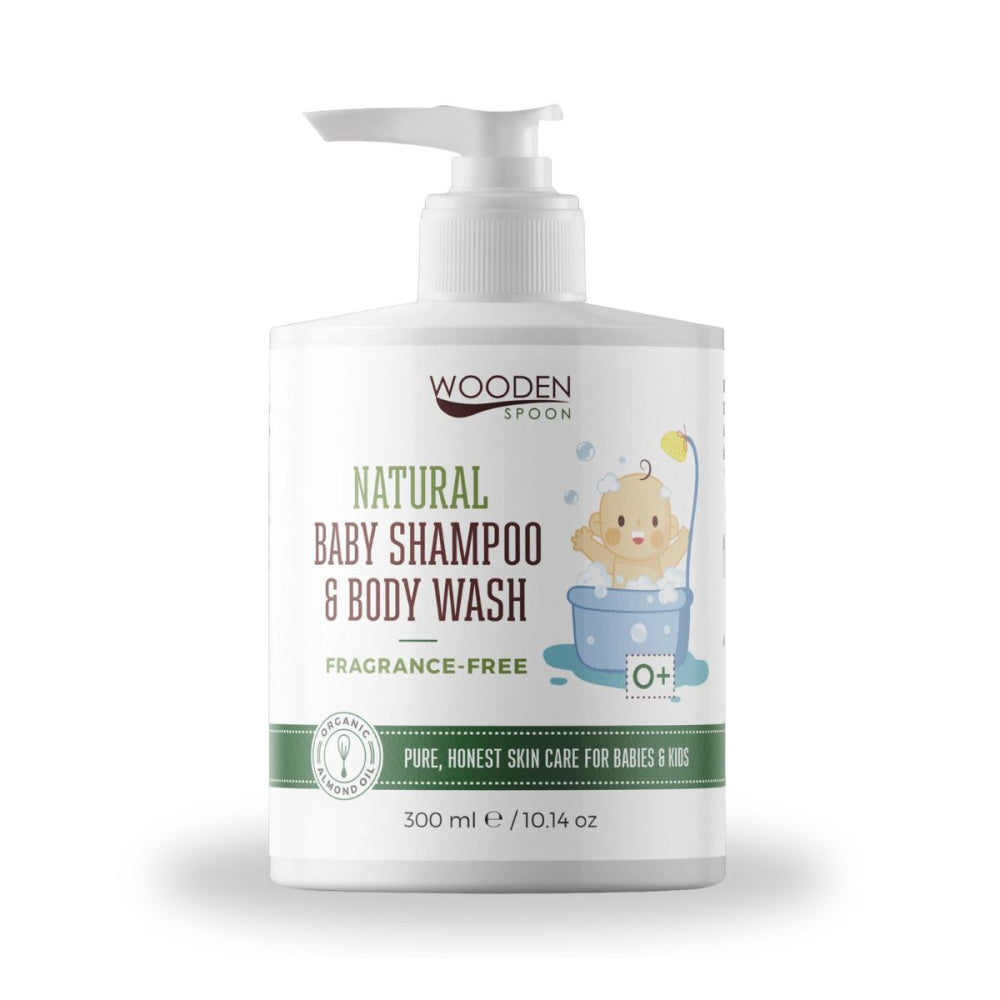 Wooden Spoon - Parfymefri Babysåpe og sjampo 300ml