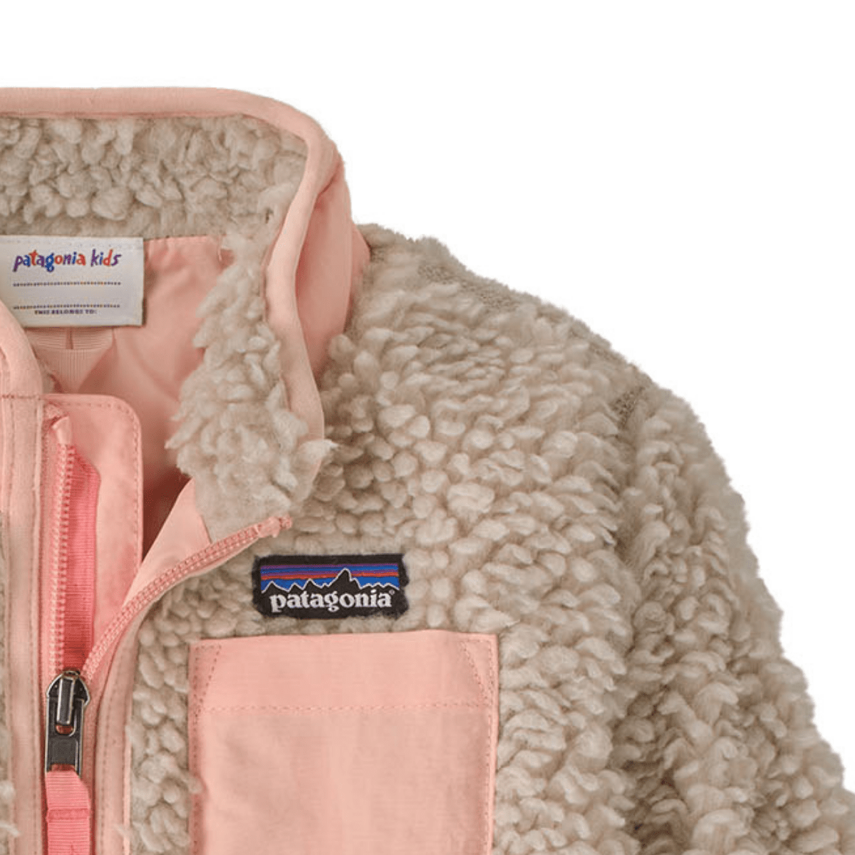 Patagonia - Baby Retro-X Fleece Jacket Natural / Sunlit Pink - Guttelus