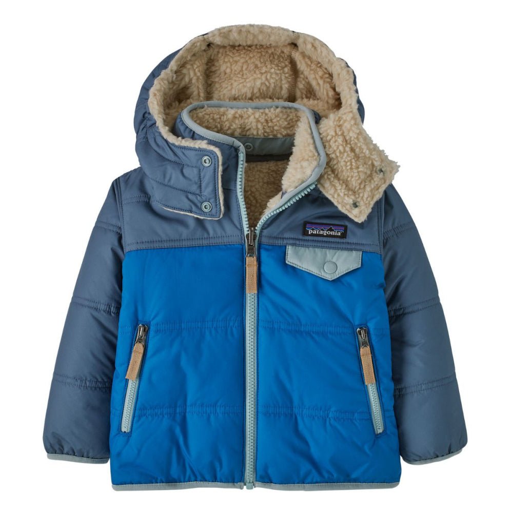 Patagonia - Baby Reversible Tribbles Hoody Endless Blue - Guttelus.no