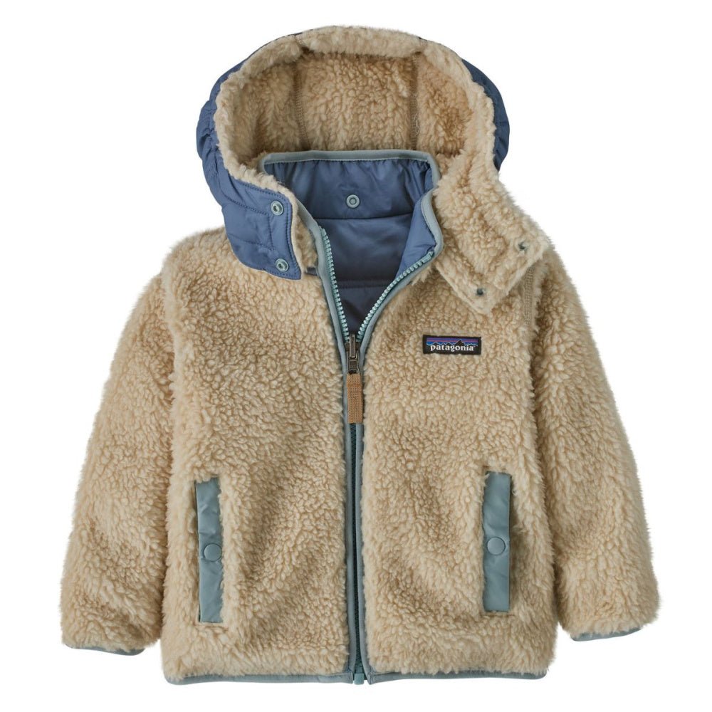Patagonia - Baby Reversible Tribbles Hoody Endless Blue - Guttelus.no