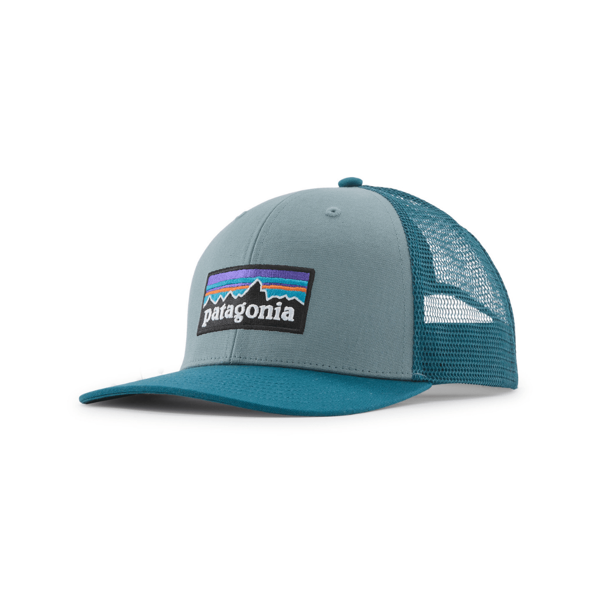 Patagonia - Caps P-6 Logo Trucker Hat Blue Sage - Guttelus