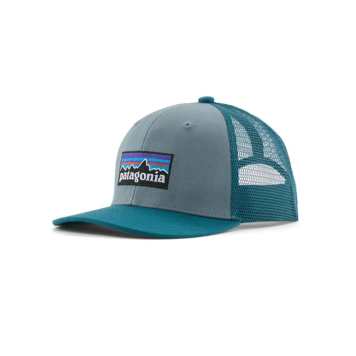 Patagonia - Caps Trucker Hat Kids P-6 Logo: Blue Sage - Guttelus