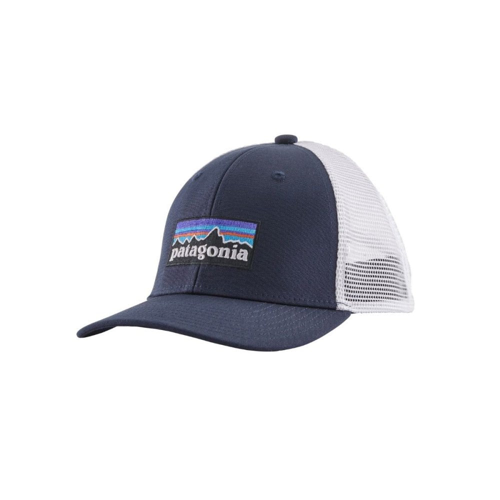 Patagonia - Caps Trucker Hat Kids P-6 Logo: Navy Blue - Guttelus.no