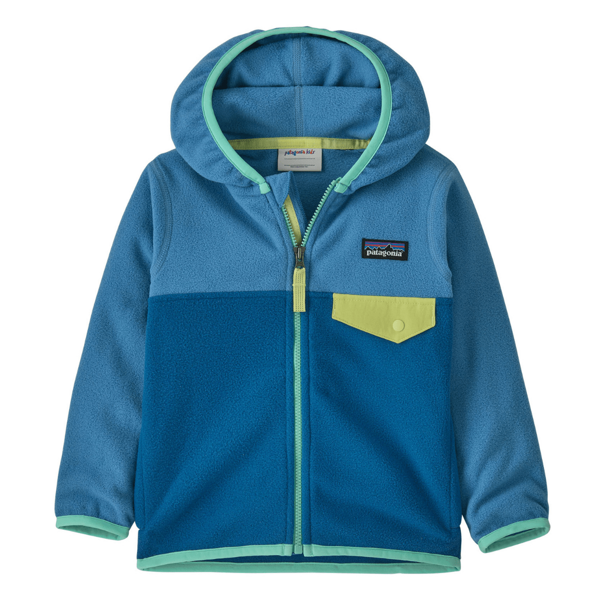 Patagonia - Fleecejakke Micro D Snap-T Aquatic Blue - Guttelus.no