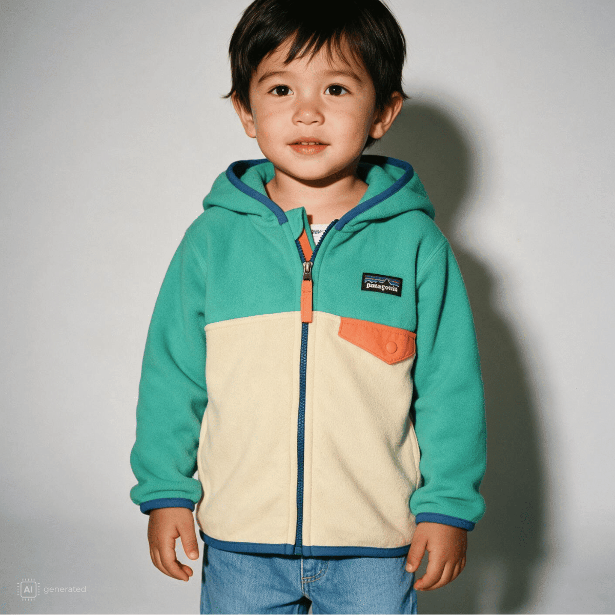 Patagonia - Fleecejakke Micro D Snap-T Buttercup Yellow w/Aqua - Guttelus.no