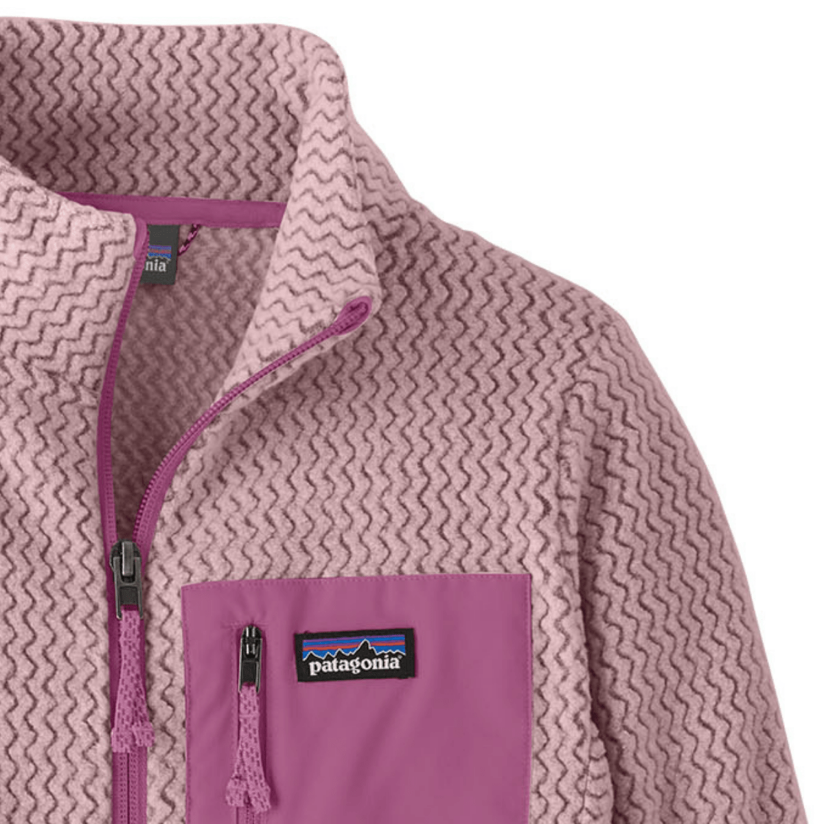 Patagonia - Fleecejakke R1 Air Full-Zip Quiet Violet - Guttelus.no