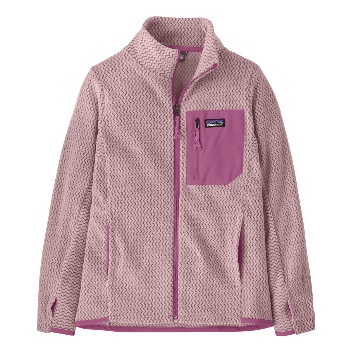 Patagonia - Fleecejakke R1 Air Full-Zip Quiet Violet - Guttelus.no