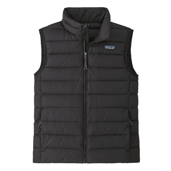 Patagonia - Kids' Down Sweater Vest Black - Guttelus