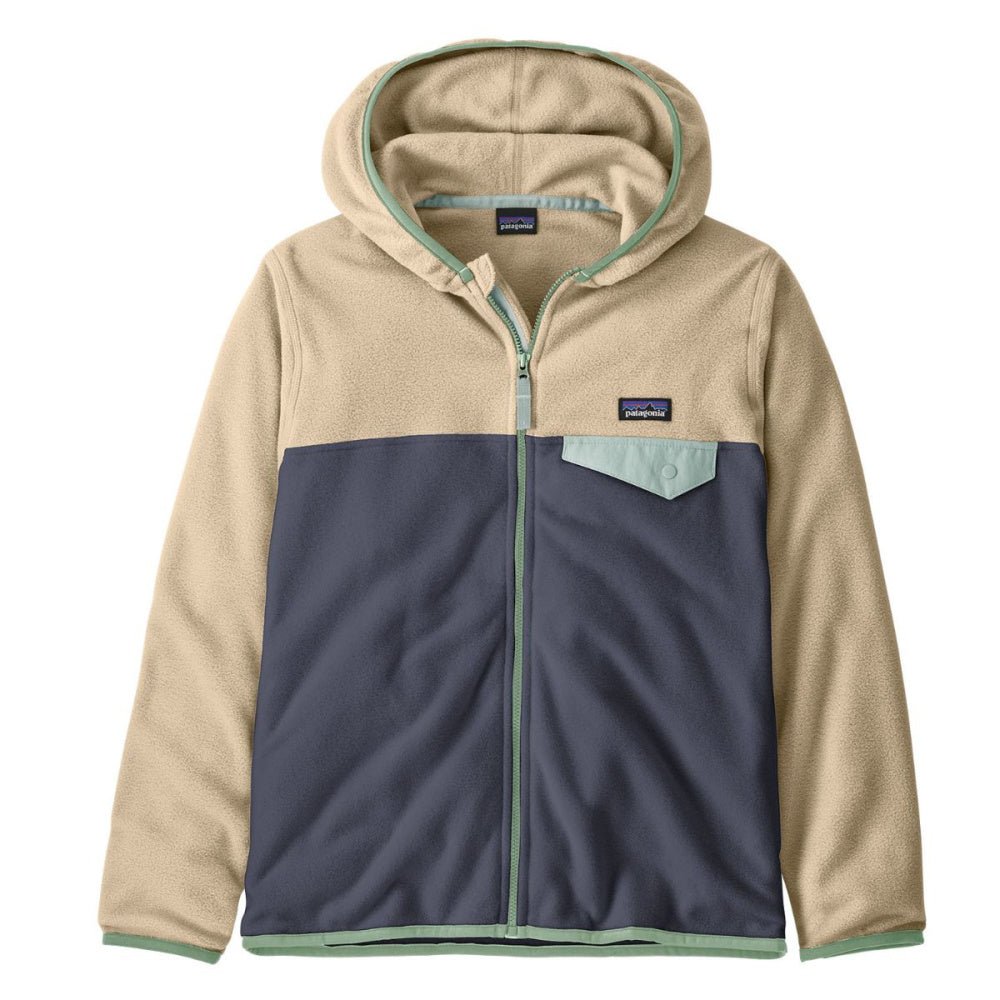 Patagonia - Kids Micro D Snap-T Fleece Jacket Smolder Blue - Guttelus.no