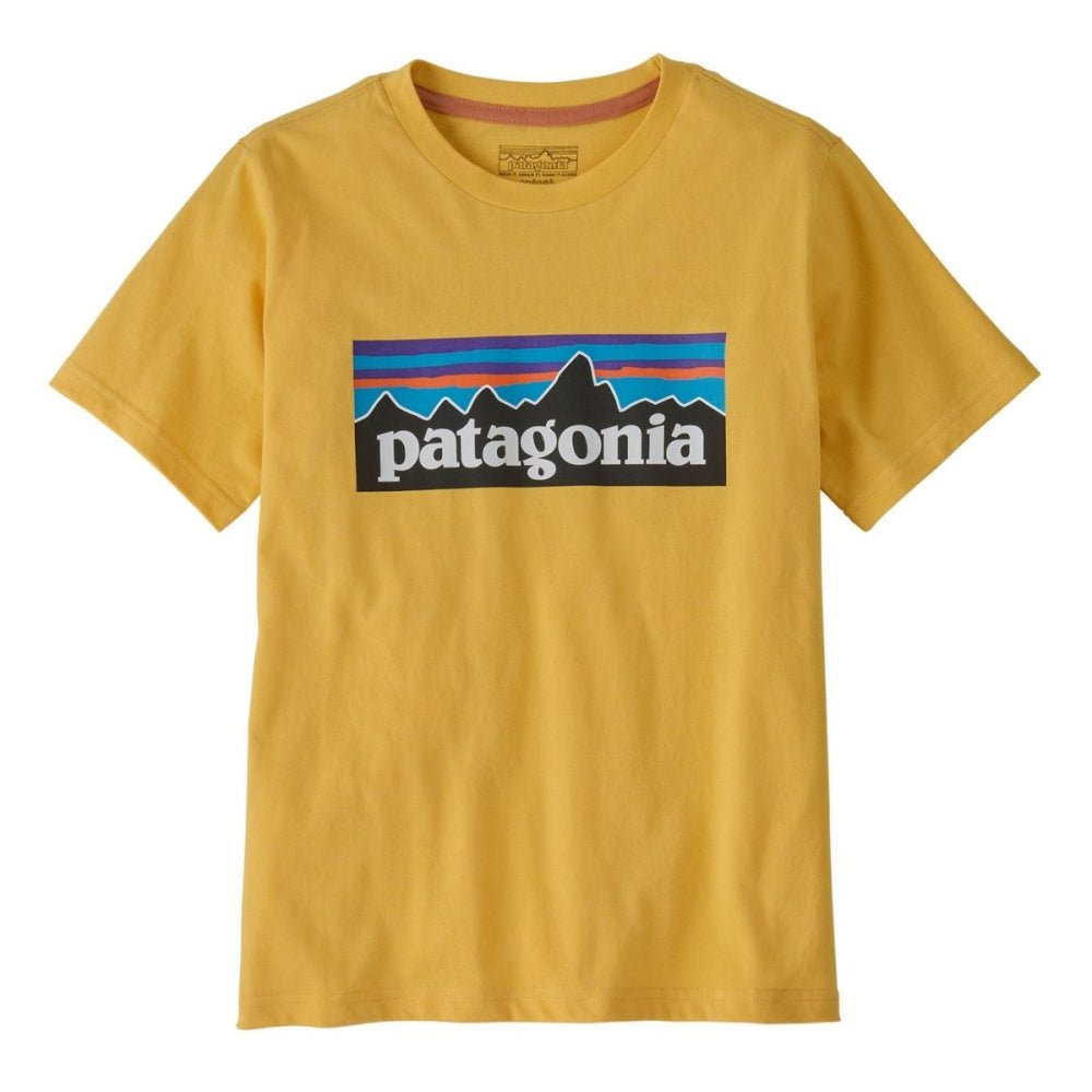 Patagonia - Kids P-6 Logo T-Shirt Nectar Yellow - Guttelus