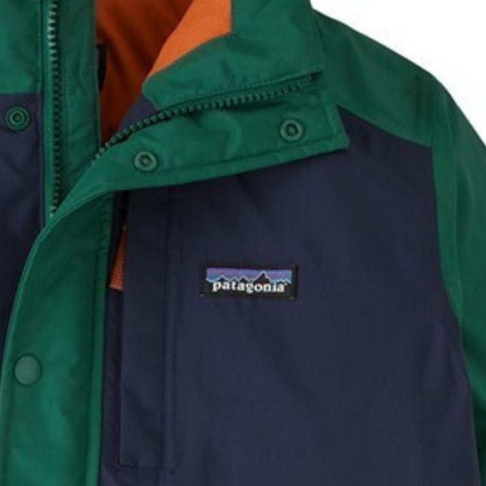 Patagonia - Kids Powder Town Jacket Conifer Green - Guttelus