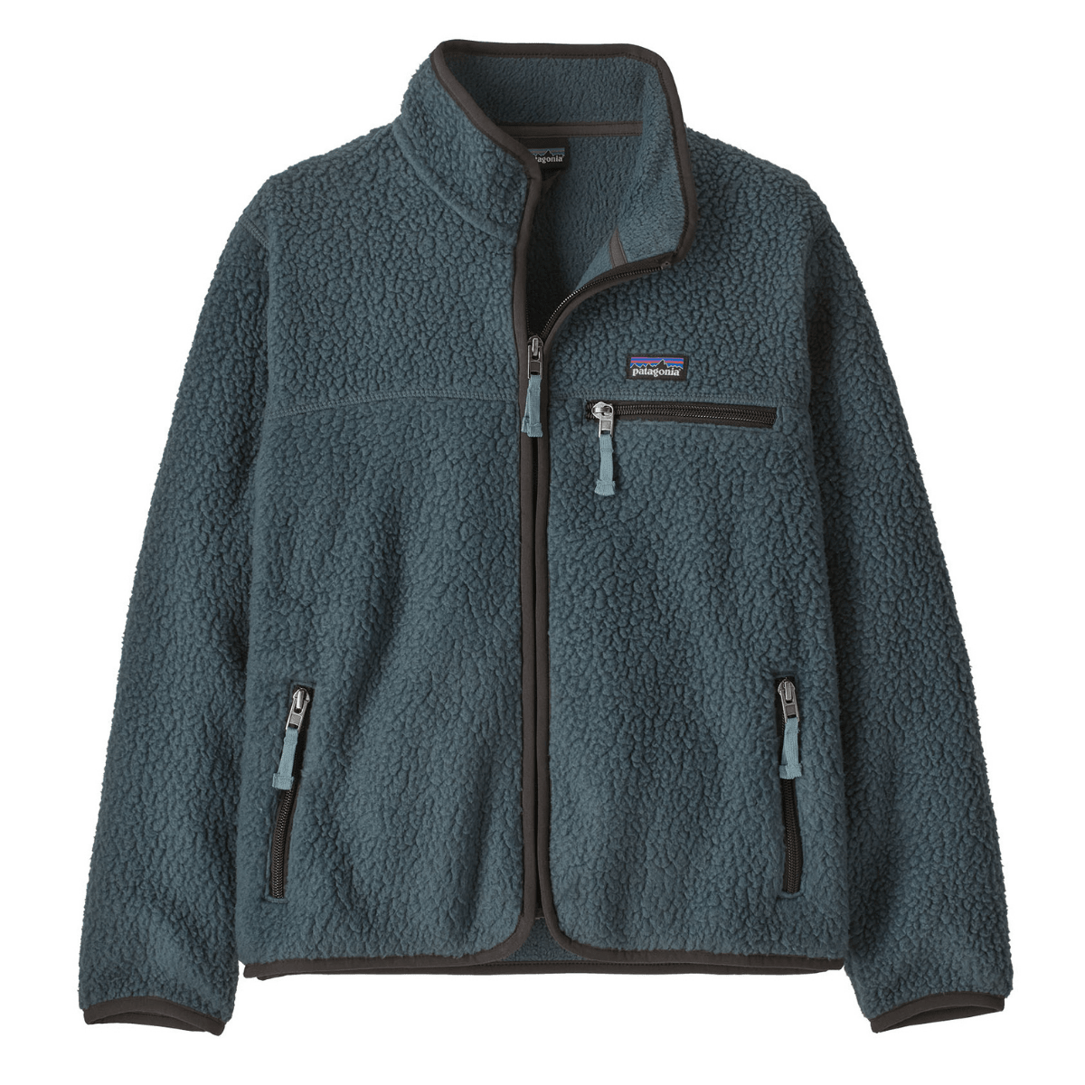 Patagonia - Kids' Retro Pile Fleece Jacket Summit Blue - Guttelus