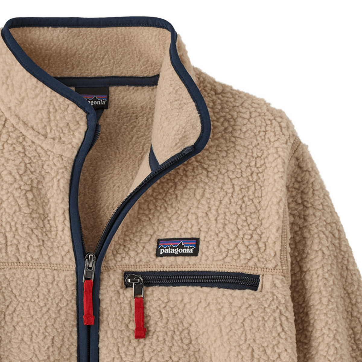 Patagonia - Kids' Retro Pile Fleece Jacket Valley Khaki - Guttelus