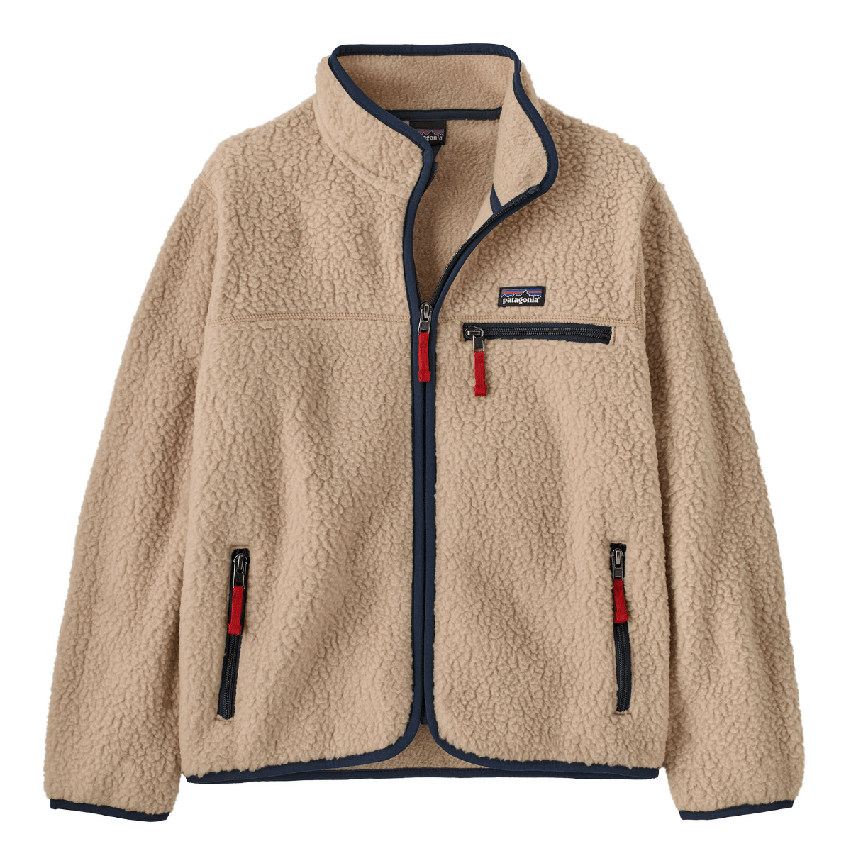 Patagonia - Kids' Retro Pile Fleece Jacket Valley Khaki - Guttelus