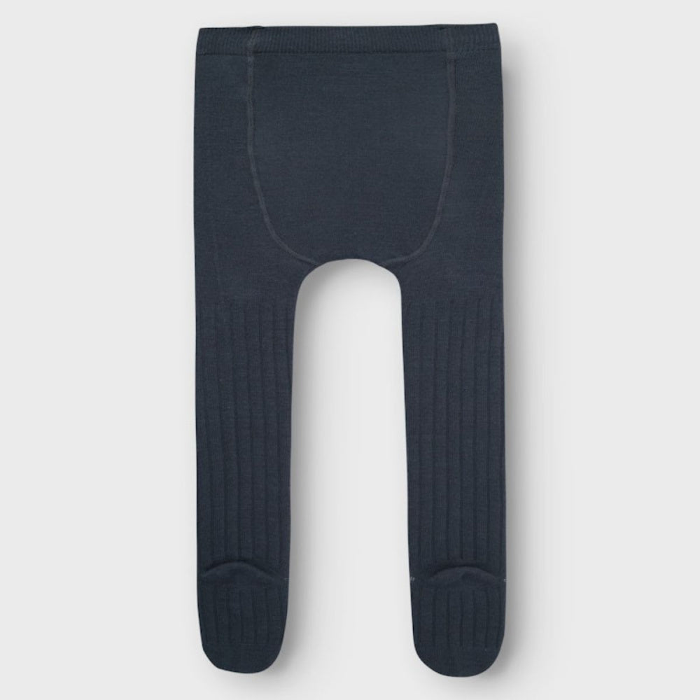 Name It - Strømpebukse i Ull Wakma Rib Ombre Blue