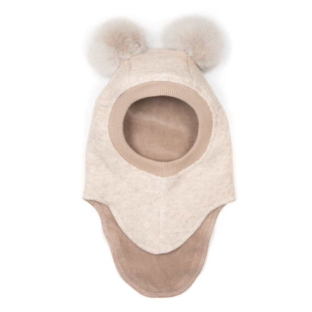 Huttelihut - Balaclava Ullfleece Alpakkadusk Sand