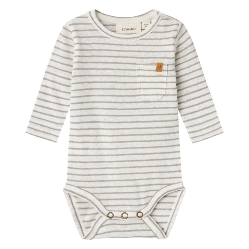 Lil'Atelier - Body Hektor Stripe Limestone