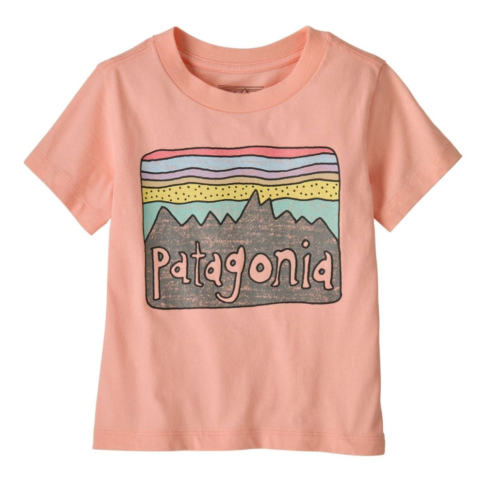 Patagonia - Baby Fitz Roy Skies T-Shirt Sunlit Pink