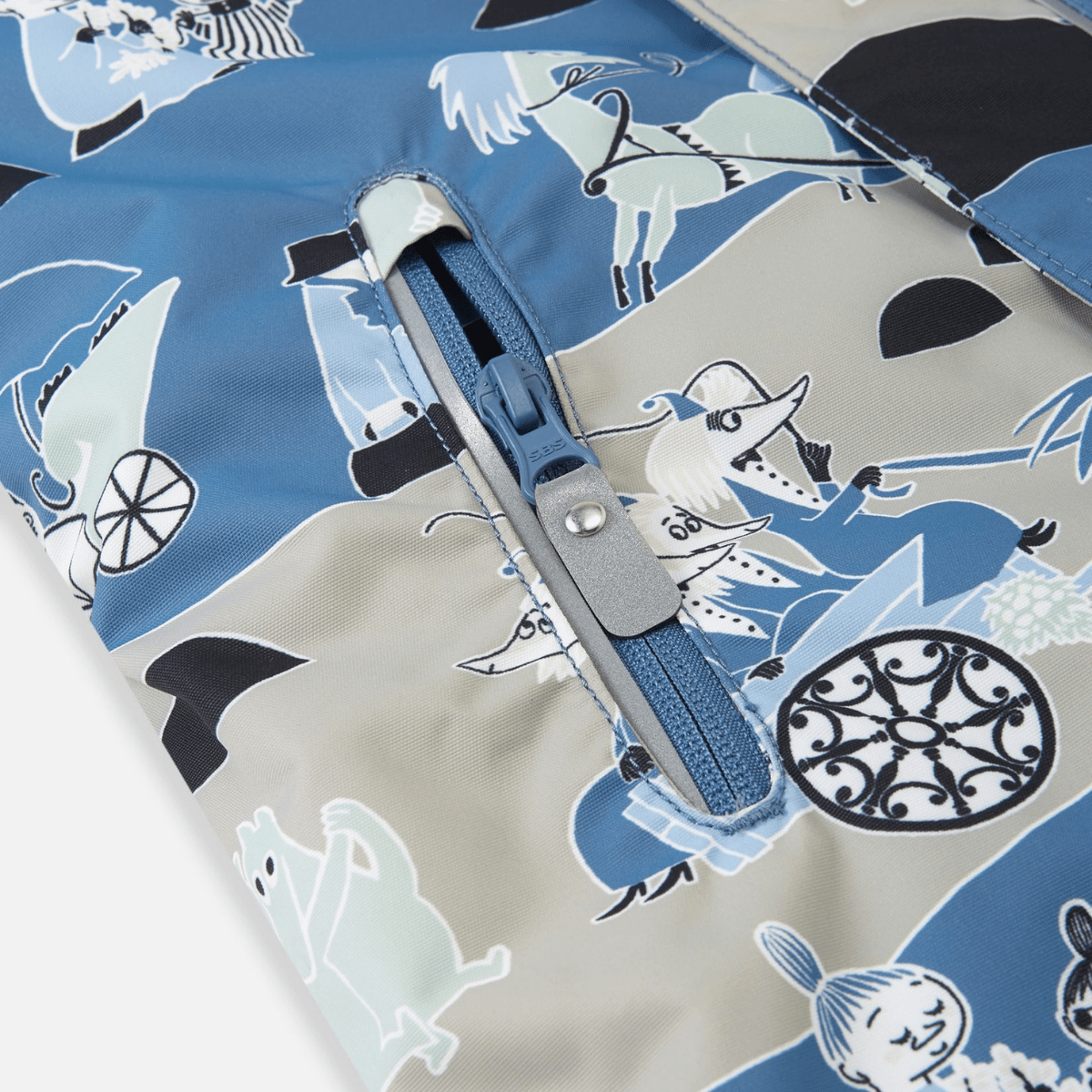 Reima - Vinterdress Baby Moomin Puhuri Blue Ocean - Guttelus.no