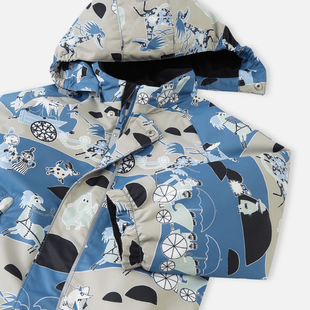 Reima - Vinterdress Baby Moomin Puhuri Blue Ocean - Guttelus.no